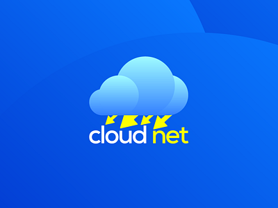 cloud net branding cloud illustration logo minimal