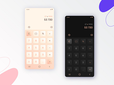 Daily UI 04/100 - Calculator app calculator dailyui design graphic design ui ui challenge ui design webdesign