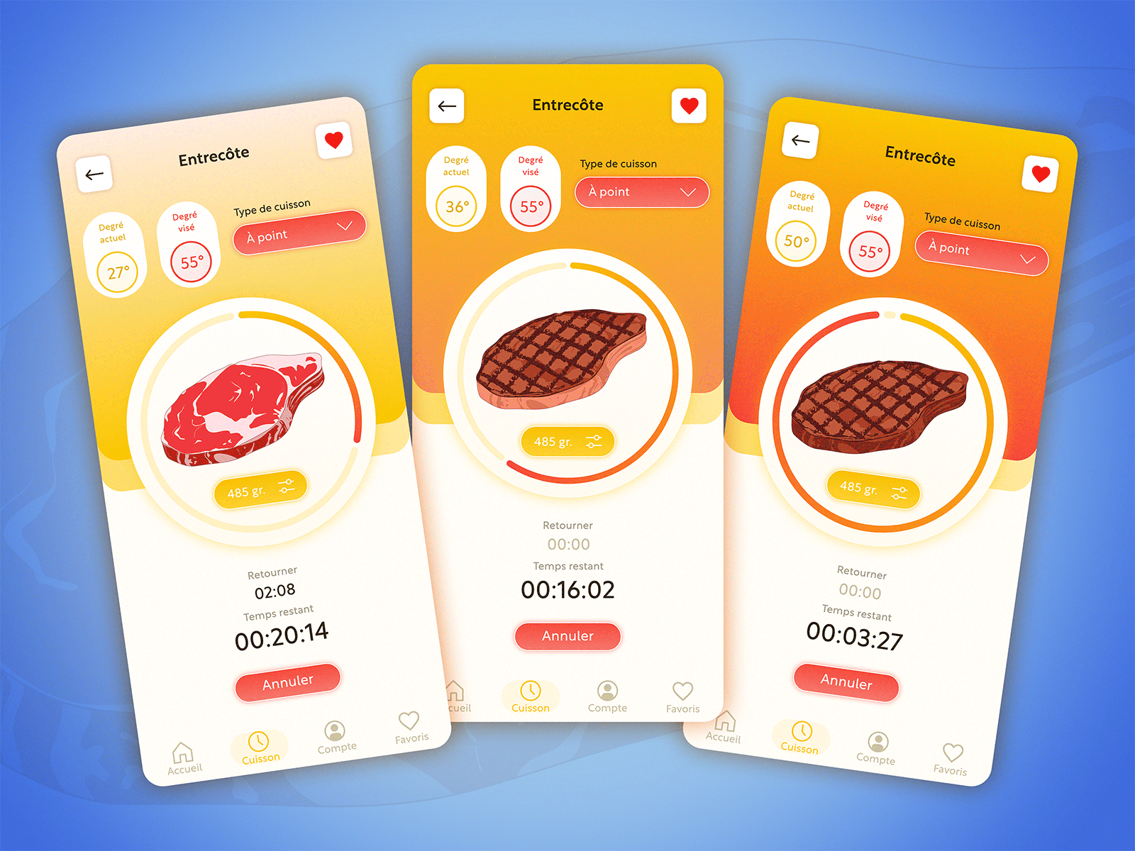 Daily UI 14/100 - Countdown Timer countdown timer daily ui 14 dailyui food app food illustration graphic design illustration timer ui ui challenge ui design