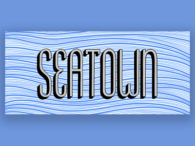 Seatown handlettering illustration lettering procreate seattle type