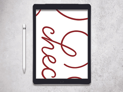 Holiday Script design handlettering illustration ipad lettering letters procreate script type typography