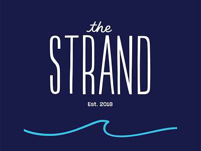 The Strand Logo branding design handlettering illustration lettering logo type typography vector