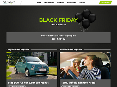 Black Friday – Landingpage