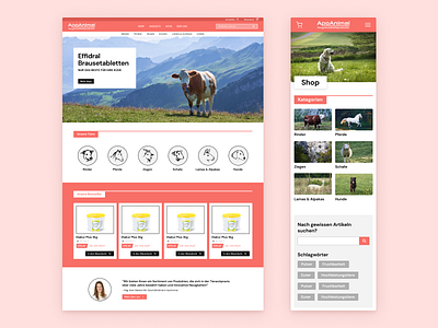 Animal Pharmacy – Webshop uidesign website woocommerce woocommerce theme wordpress