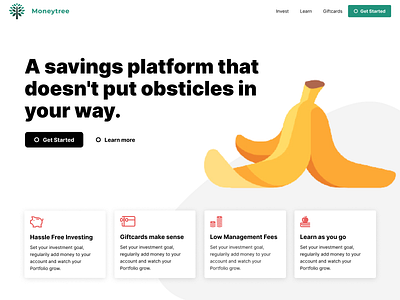 Moneytree – Landingpage Alternative Design