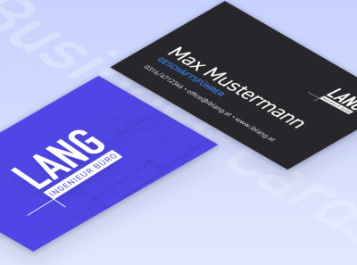 Business Cards architecture branding design figma logo