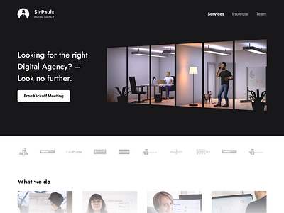 Landingpage Header Ideas