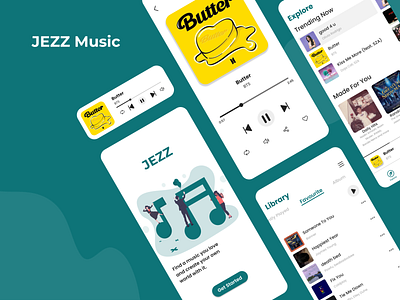 Music app design app design figma illustration mobileapp music musicapp ui uidesign userinterface