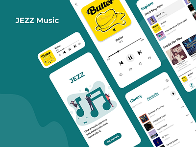 Music app design