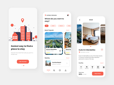 Hotel Booking app design app figma holiday hotel hotelapp hotelbooking mobileapp traveling uidesign userinterface vacation