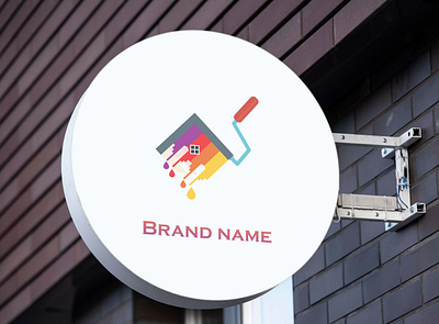 Color Brush Logo branding graphic design logo