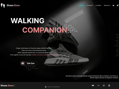 Walking Companion Ui Design. ui ui ux design website design