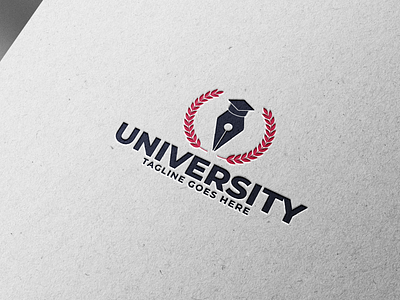 University_logo branding design graphic design illustration logo vector