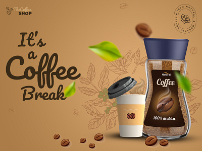 The Coffee Shop branding design graphic design illustration logo typography vector