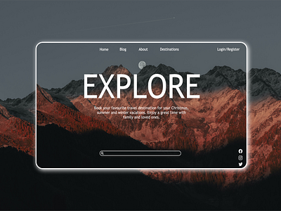 Website Landing Page design ui ux web