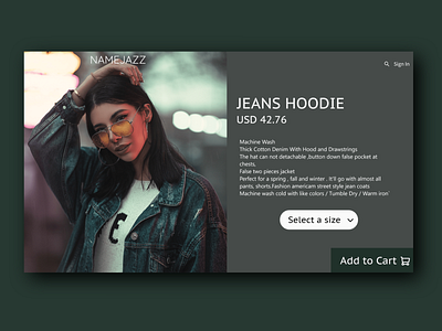 Fashion Design Landing app design ui ux