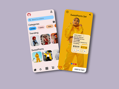 Clothing App Design