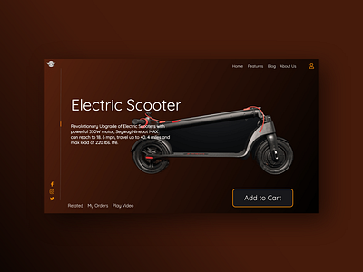 Scooter Web Landing Page