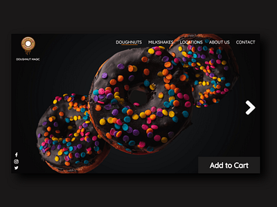 Doughnut Web Landing Page