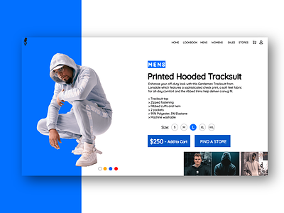 Ecommerce Landing Page app behance blue branding design dribbble ecommerce graphic design illustration logo product design shopping typography ui ux vector web website