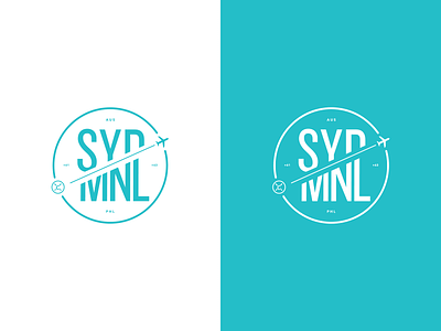 SYD x MNL area code aus badge manila mnl plane shirt stamp startup sydney travel