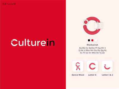 Culture-in Logo Project 1 branding design graphic design logo logo design logo mark logo type mark monogram