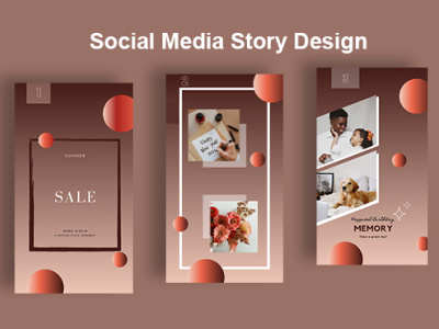 social media story design
