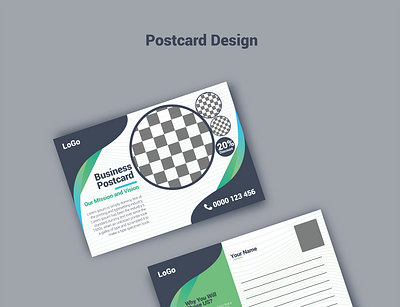 Postcard Design ads design branding card graphic design logo post postcard print design