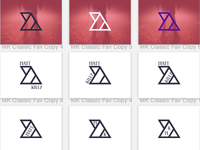 Matt Killy Sketches branding clean creative design geometry logo minimal sketch typography ui