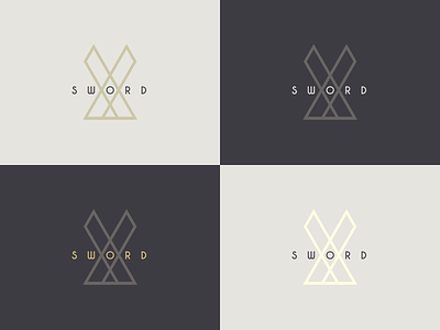 Sword Logo Progress branding flat geometry logo logo design logotype sword