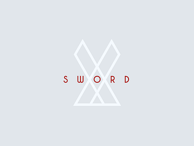 Sword - Final logo branding design flat geometrical geometry identity logo logo design logotype mark sword