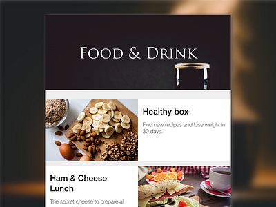 Food and Drink category