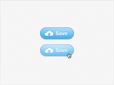 Cloud Button Redux button cloud blue