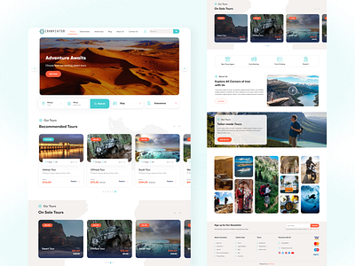 Iranviator adobe xd design figma illustration nature tour travel ui ux web