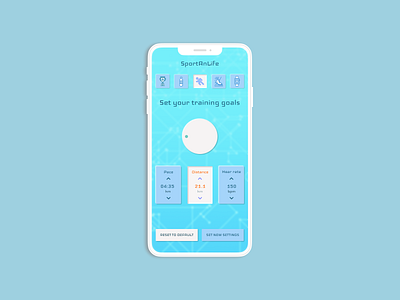 DailyUI 100 days challenge. Day 007  - Settings