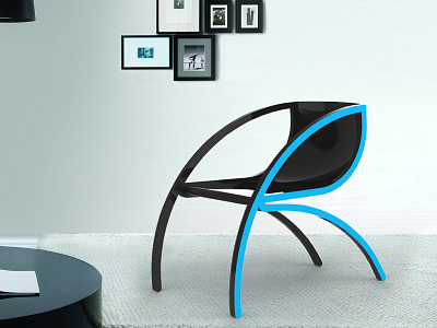 Flowever aluminum chair design furniture product