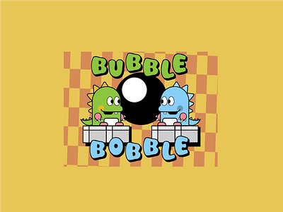 Bubble Bobble - Weekly Warmup arcade bubble bobble bubblebobble challenge design game graphic design illustration logo playoffs weeklywarmup