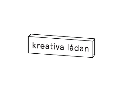 Kreativa lådan abstract blog interior design logo minimalistic