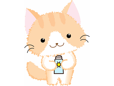 Cat + skincare = <3 cat cute illustration illustrator kitty neko