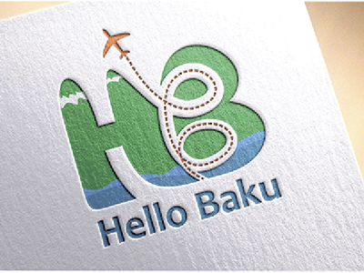 Logo "Hello Baku" adobe behance bramding bribbble colorful design design passion designer graphic graphicdesigner illustration illustrator leanlogodesign logo logobrand logoidea typography vector visual visualdesign