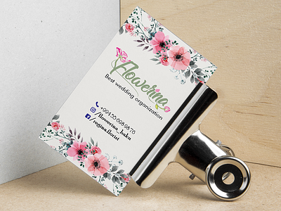 Business card for Flowerina Baku