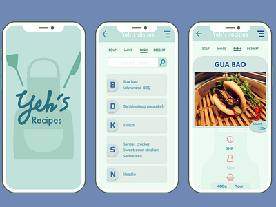 Cooking Recipe App app design ui ux