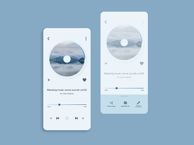 Social share Music app - dailyui010