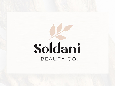 Soldani Beauty Co. beauty logo brand design fashion illustration logo makeup