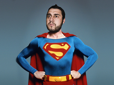 Superme photoshop selfie superman