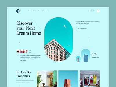ZX_Property Landing Page agency apartment architecture best design hero section home interior homepage landing page landingpage property property agenct property buy property rental property sell real estate real estate agency realestate uiux web design website