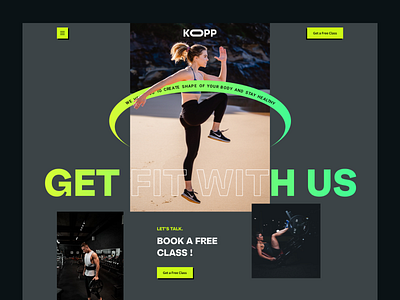 KOPP _ Fitness & Workout Landing Page