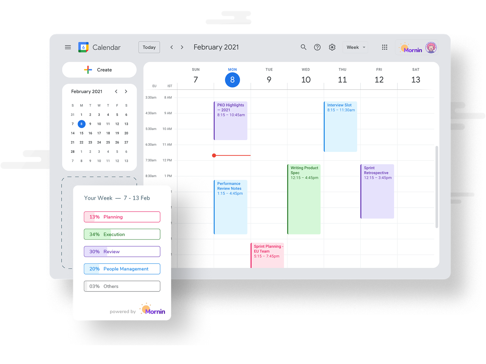 Google Calendar Redesign by mehuleo on Dribbble