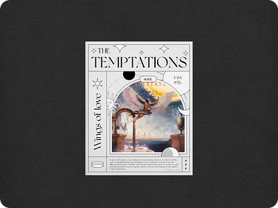 The Temptations - Wings of Love design illustration typography