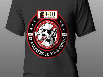 BECO Black T Shirt brand identity branding design flat icon illustrator logo logo design t shirt t shirt design vector